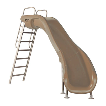 Rogue2 Water Slide - Left Turn - 6.5 Feet - Taupe