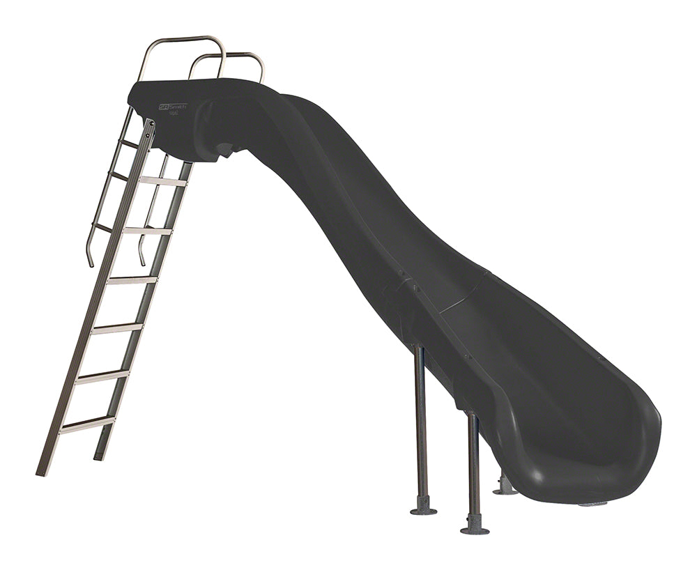 Rogue2 Water Slide - Right Turn - 6.5 Feet - Gray