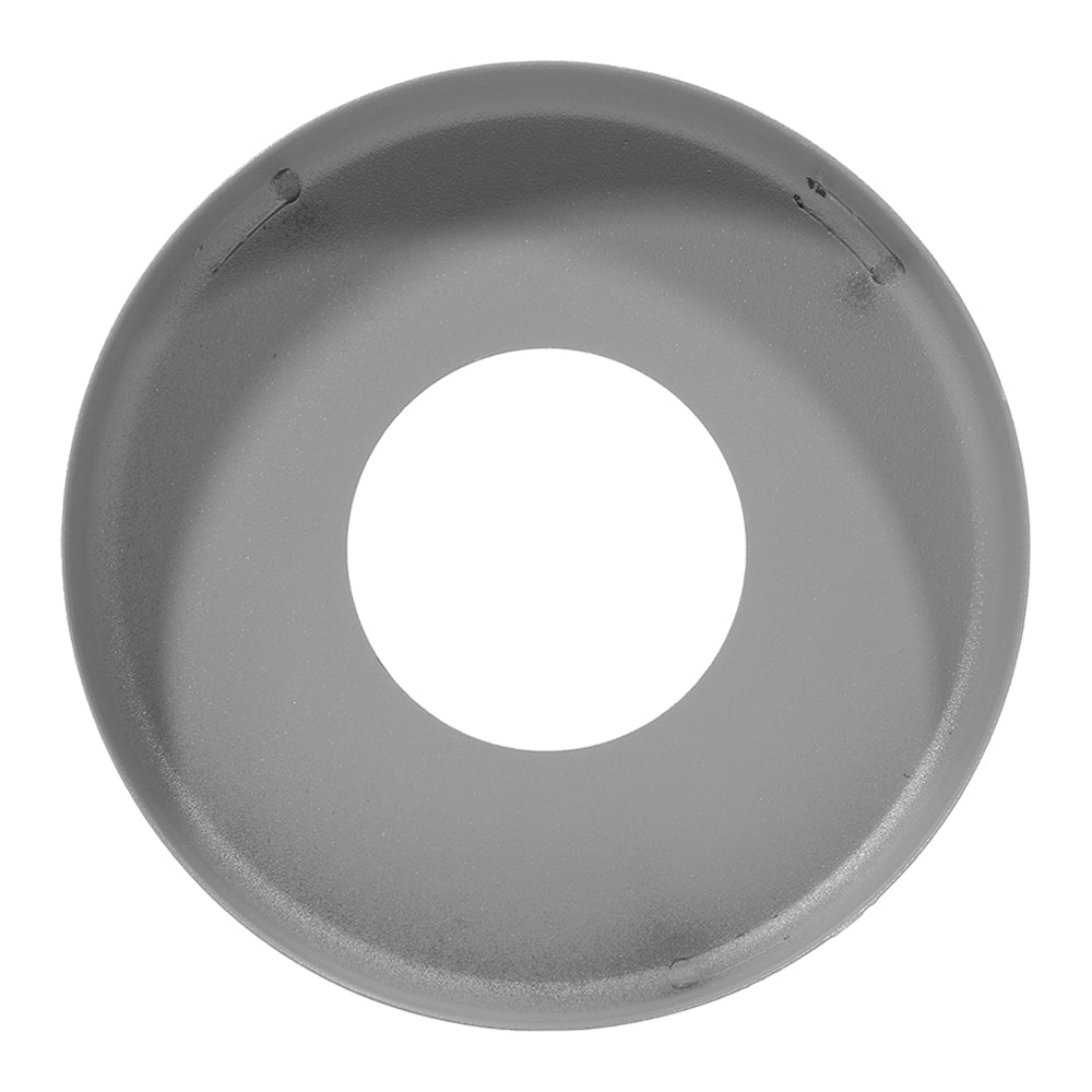 Stainless Steel Round Escutcheon Plate - 1.90 Inch O.D. - Vinyl Coated Gray