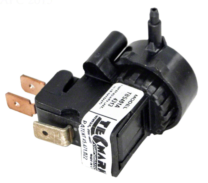 Air Switch Latching SPDT 25A - Flat Mount Side Barb TDI