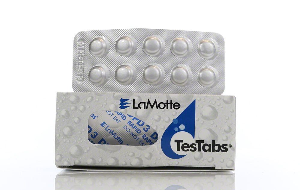 LaMotte DPD #3 Tablets Rapid Dissolve - Strip of 10 Tabs - 6905A