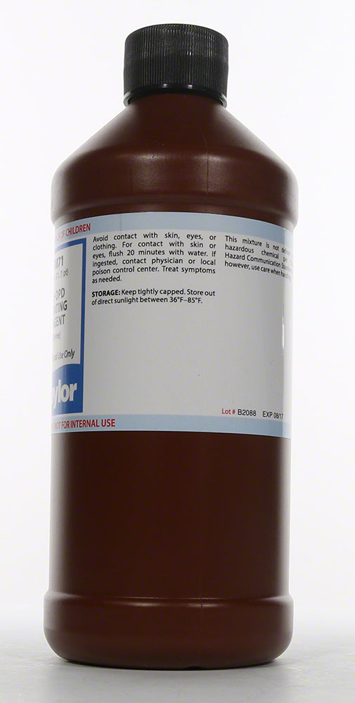 Taylor FAS-DPD Titrating Reagent (Chlorine) - 16 Oz. Bottle - R-0871-E