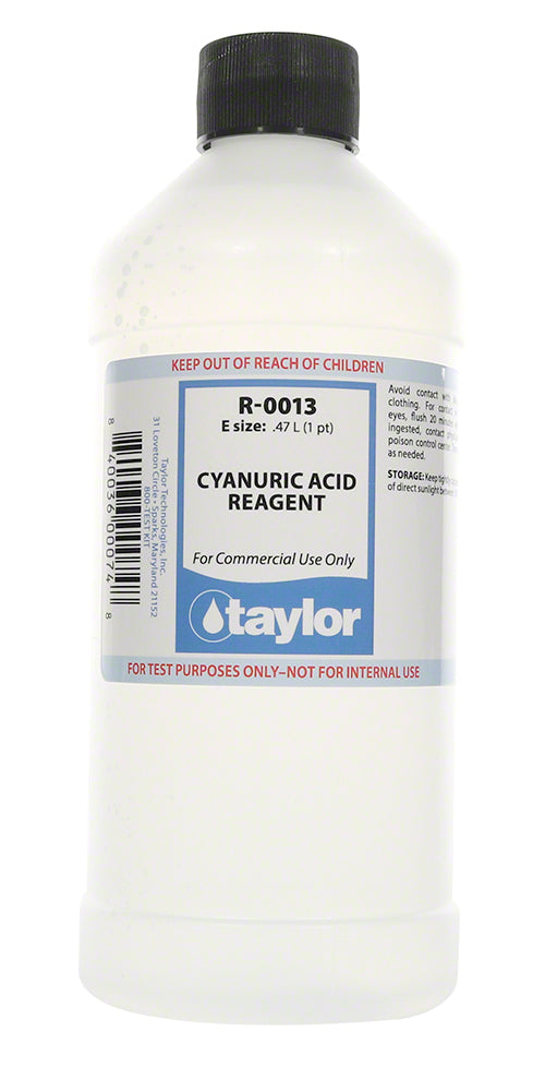 Taylor Cyanuric Acid #13 - 16 Oz. Bottle - R-0013-E