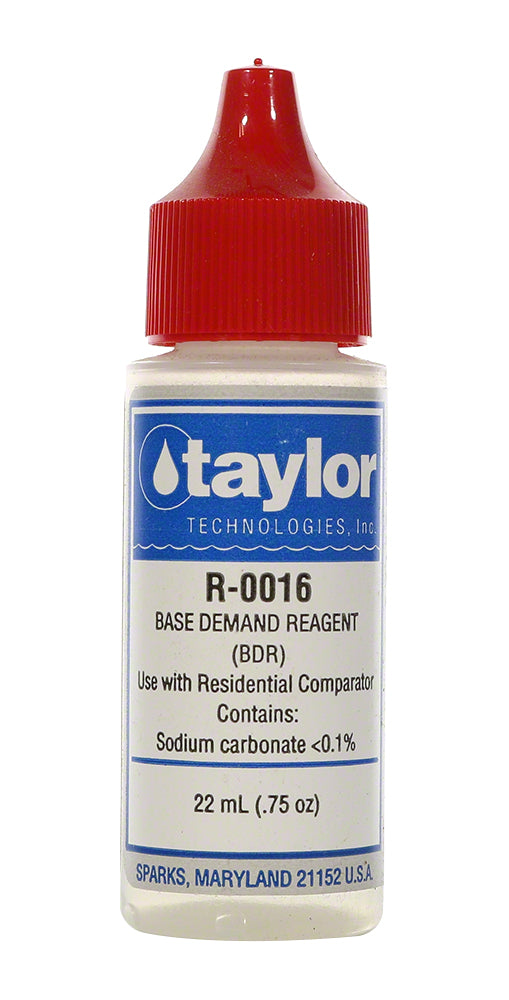 Taylor Base Demand Reagent - 3/4 Oz. Dropper Bottle - R-0016-A