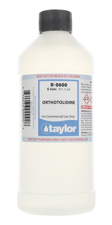 Taylor Orthotolidine - 16 Oz. Bottle - R-0600-E
