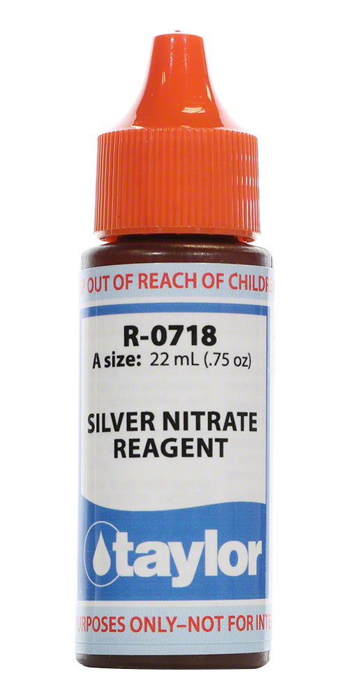 Taylor Silver Nitrate Reagent - 3/4 Oz. Dropper Bottle - R-0718-A
