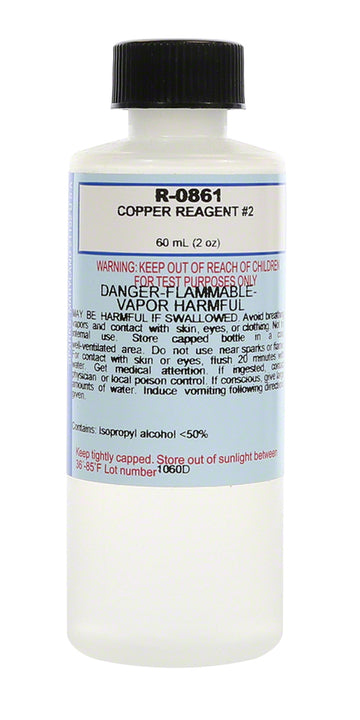 Taylor Copper Reagent #2 - 2 Oz. (60 mL) Bottle - R-0861-C
