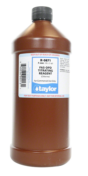 Taylor FAS-DPD Titrating Reagent (Chlorine) - 32 Oz. Bottle - R-0871-F