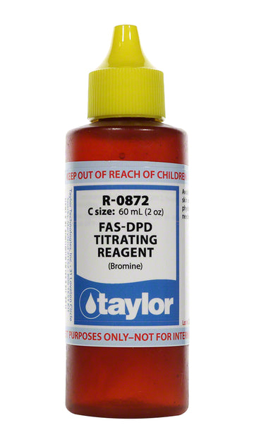 Taylor FAS-DPD Titrating Reagent (Bromine) - 2 Oz. (60 mL) Dropper Bottle - R-0872-C
