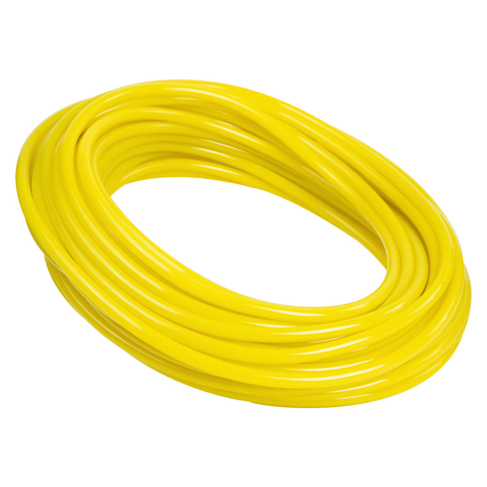 Yellow Chlorine Tubing for 3/8 Inch Hose Barb - 100 Foot Roll