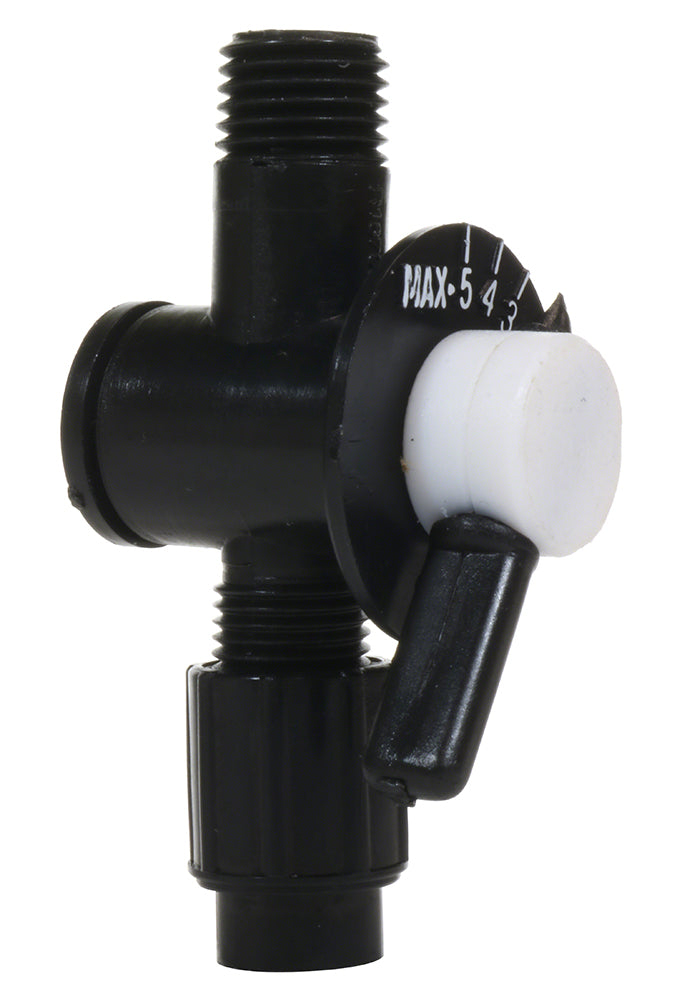 Control Valve with Nut - .25" MPT X .25" Tube