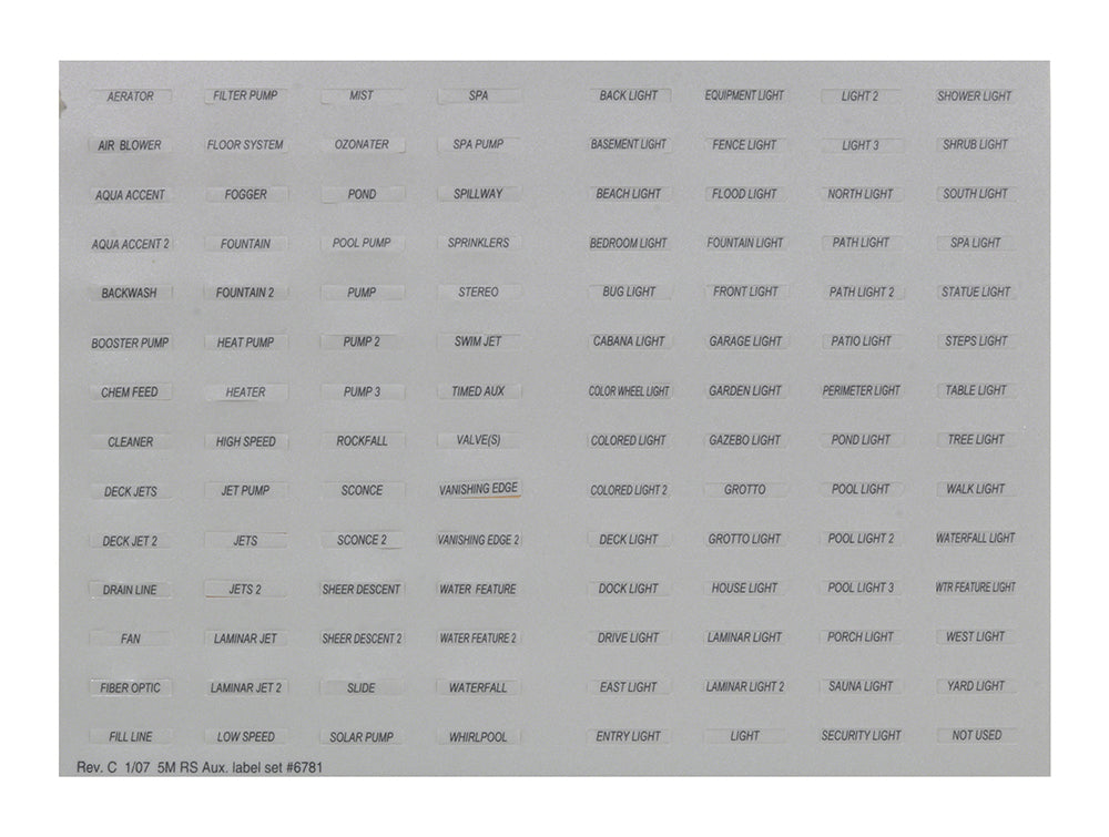 AquaLink PDA-PS8 PC Bezel Assembly - PDA Upgrade Kit