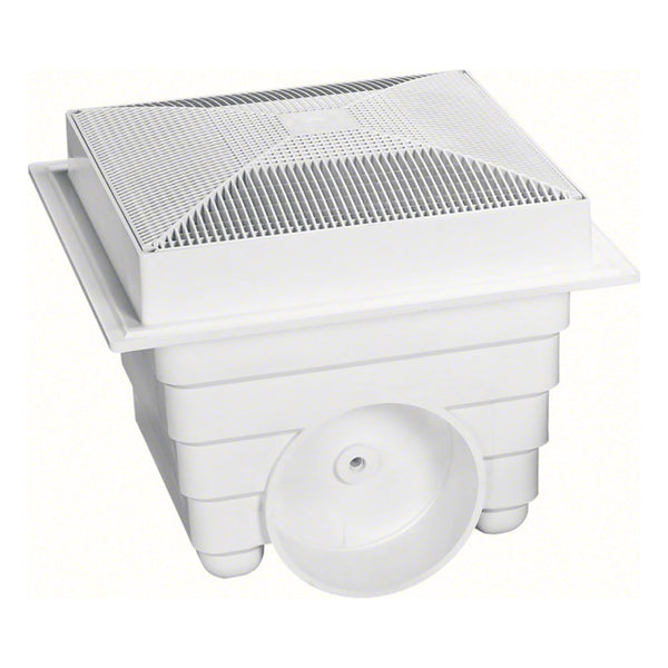 MLD-SG-1818-WT2 - 18 Inch Square SuperSump Main Drain Sump With 8