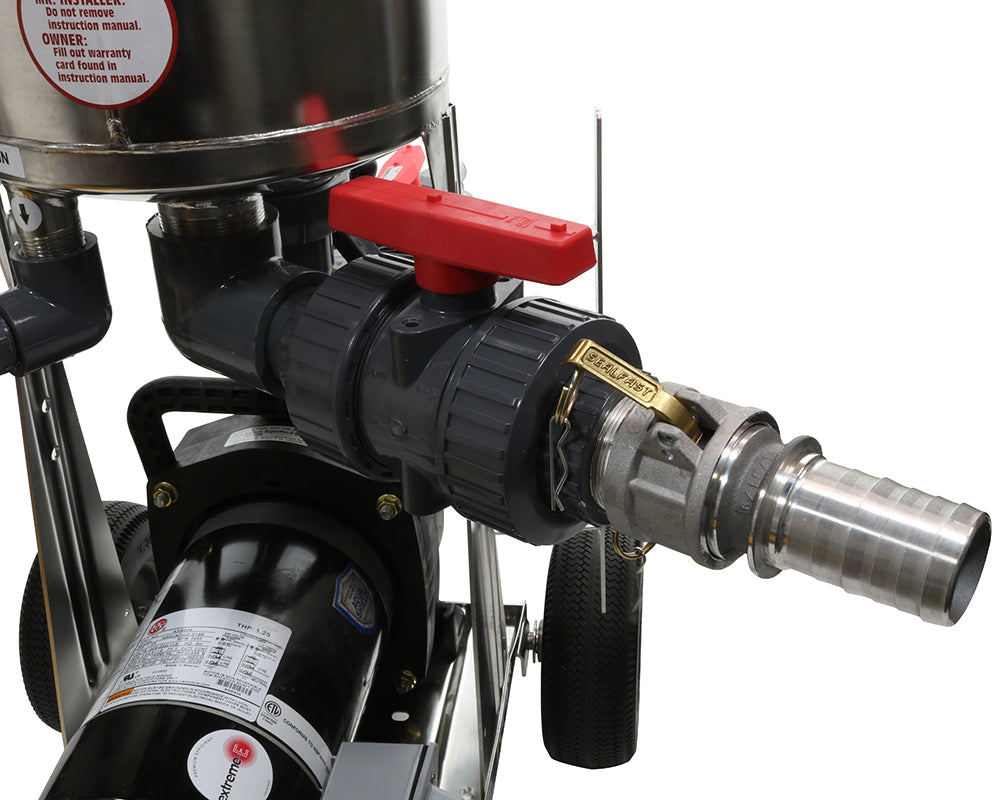 1 HP Portable Pool Vacuum Cleaner - 155 SF Harmsco Cartridge Filter - 115 Volts - 50 Foot Cord