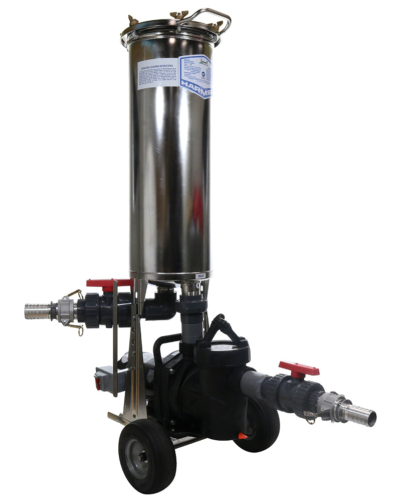 1 HP Portable Pool Vacuum Cleaner - 155 SF Harmsco Cartridge Filter - 115 Volts - 100 Foot Cord