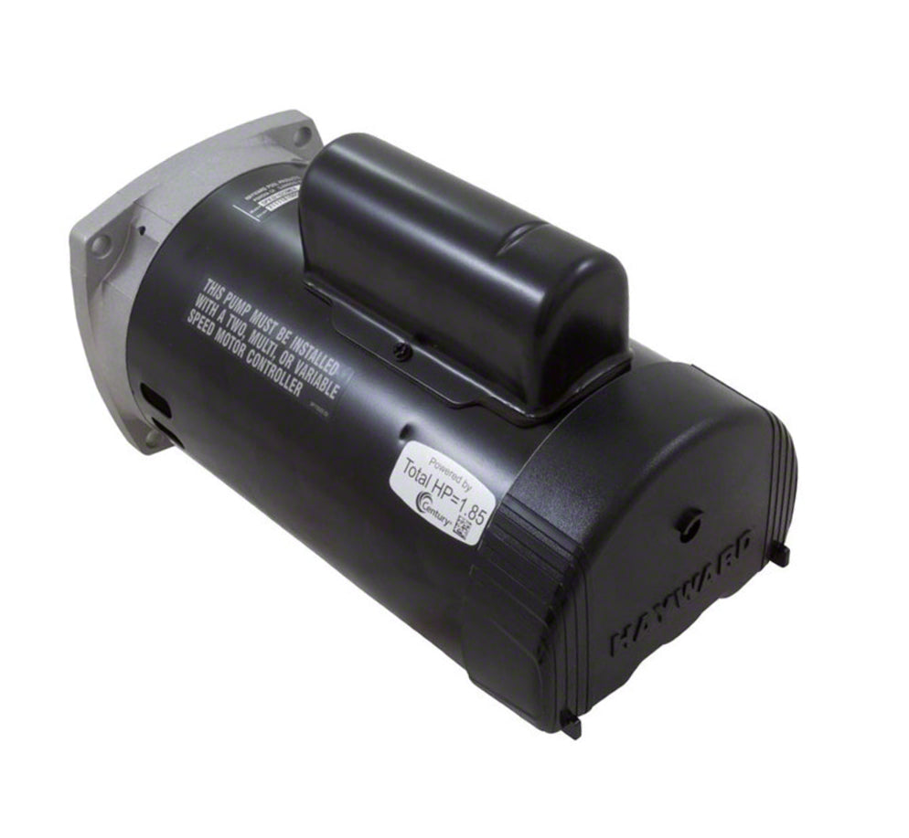 1-1/2 HP Pump Motor Square Flange - 2-Speed 208-230 Volts 60 Hz - Max-Rated