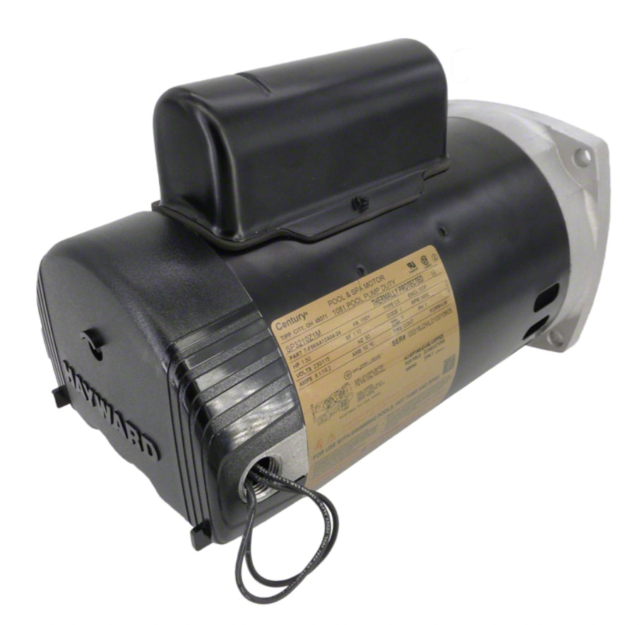 1-1/2 HP Pump Motor Square Flange - 1-Speed 115/230 Volts 60 Hz - Max-Rated