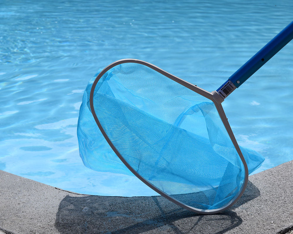 Crystal Pool Rake R121126 - Economy Pool Leaf Rake With 17 Inch Pocket 123 - Rainbow