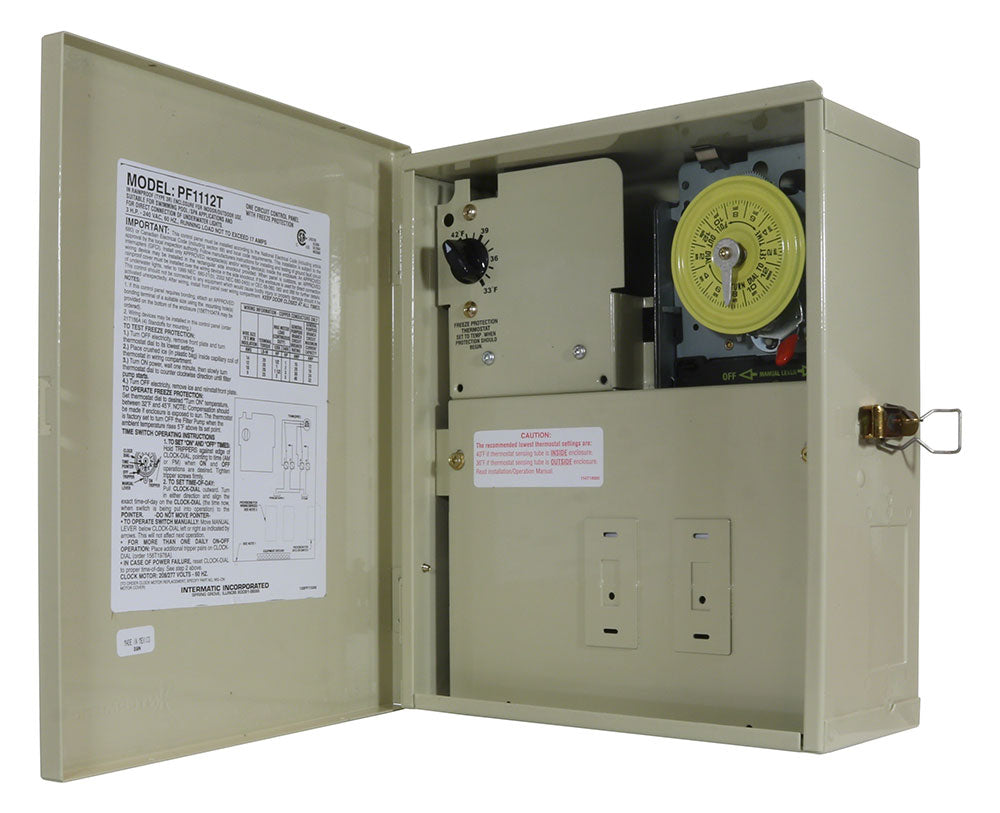 Multi Circuit Freeze Protection One Time Switch 240V - Intermatic PF1112T