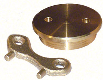 Anchor Cap Lid and Key Replacement for 1.90 O.D. x 6 Inch Bronze Anchor