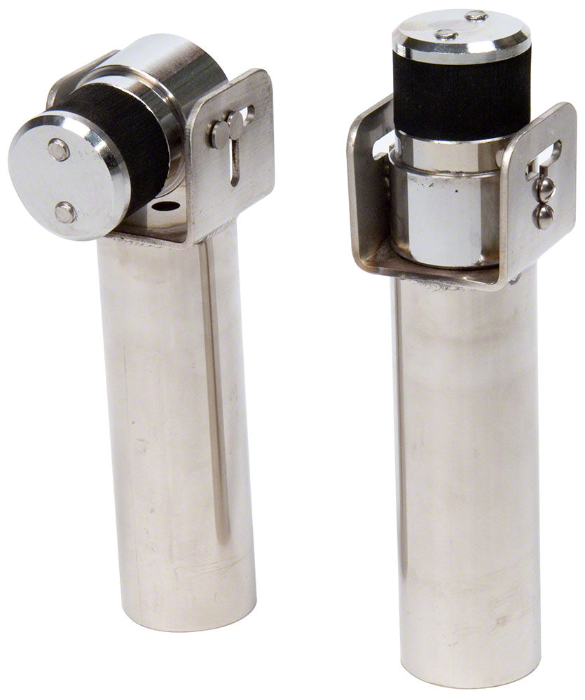 Stainless Steel Hinged Ladder Anchors 4 Inch - Pair Residential