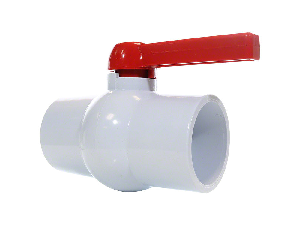 PVC Ball Valve With Lever Handle - 4 Inch Solvent x Solvent