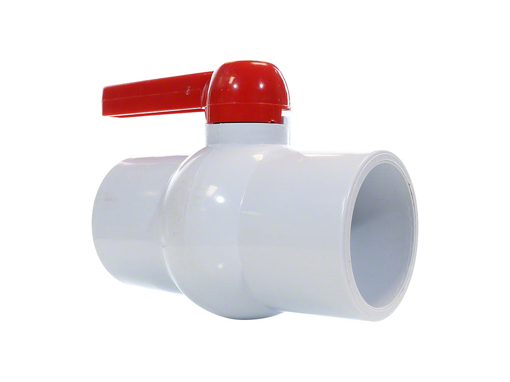PVC Ball Valve With Lever Handle - 3 Inch Solvent x Solvent