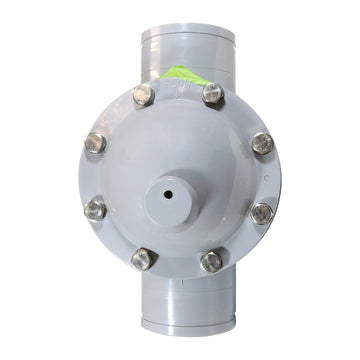 Stark 4 Inch 3-Way Backwash Valve Without Flanges - Gray