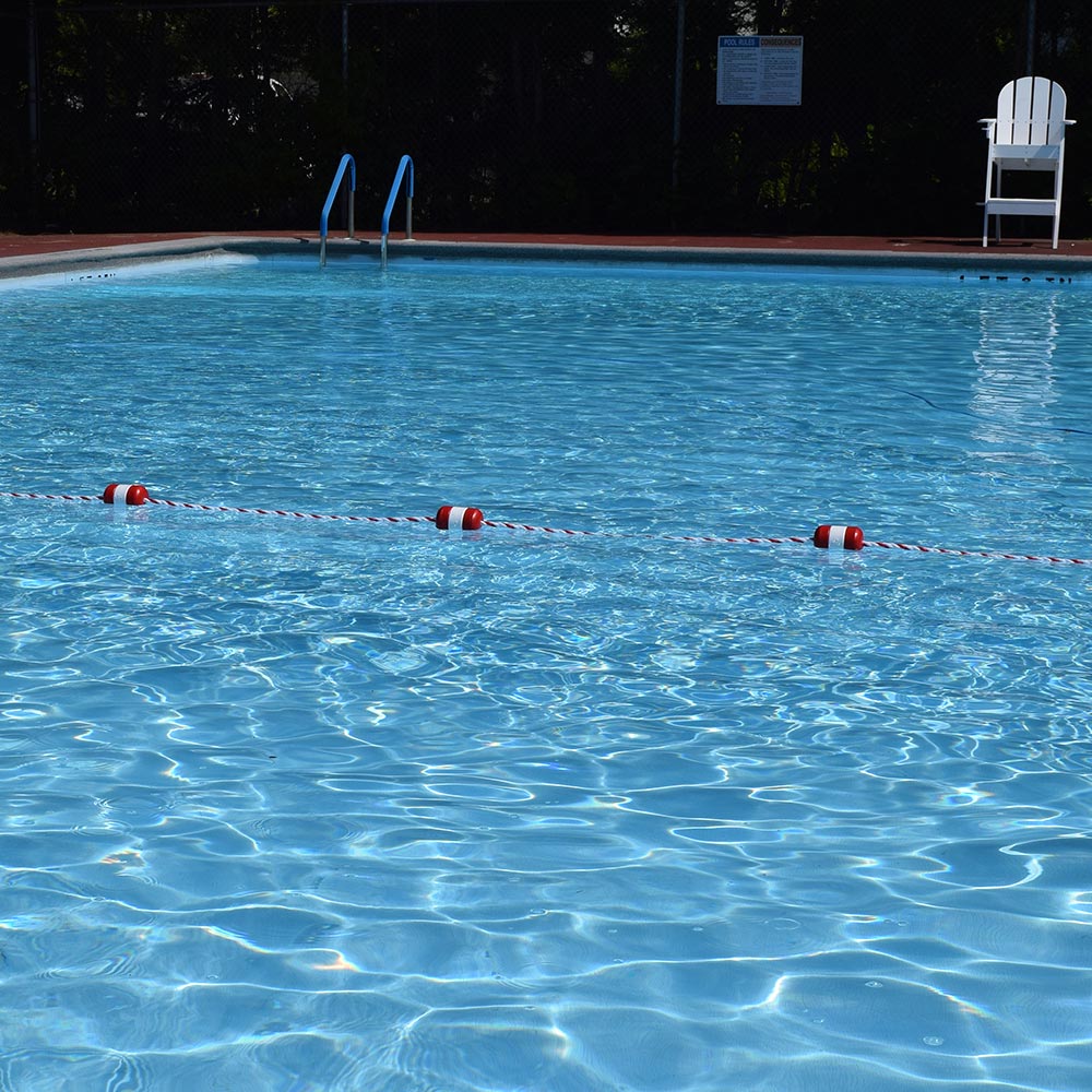 Pool Safety Rope and Float Kit - 170 Feet - 1/2 Inch Red and White Rope with 3 x 5 Inch Locking Floats