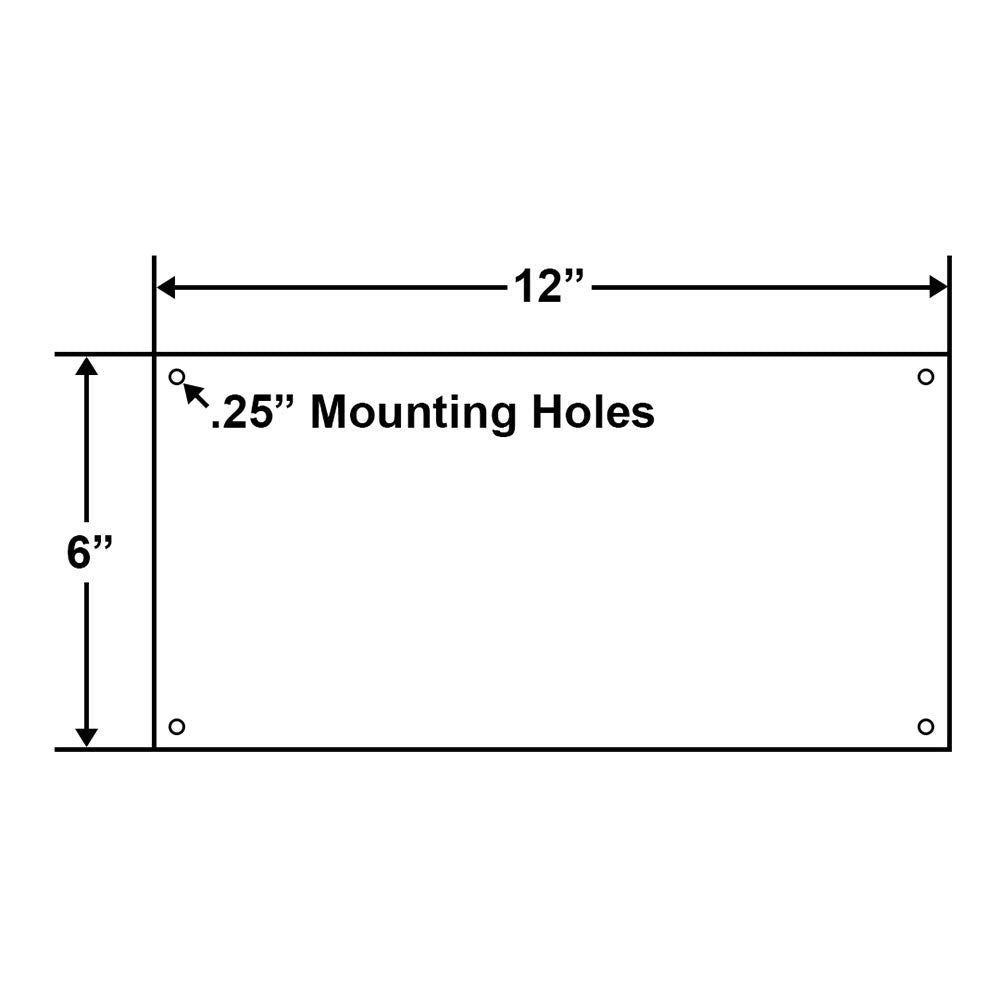 Pool Open (With Sun Graphic) Sign - 12 x 6 Inches on Styrene Plastic