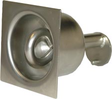 Cup Anchor Square 4 Inch - Stainless Steel