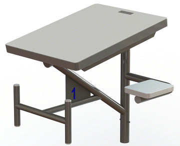 Growler Side Step Starting Platform Single Post - No Anchor