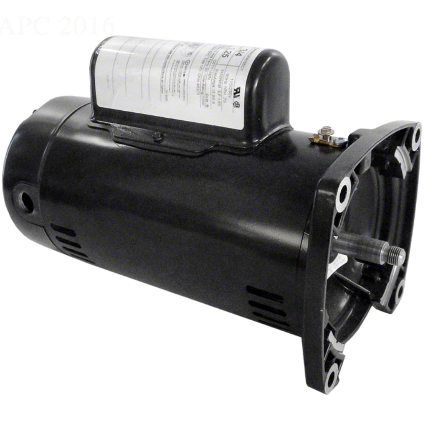 1 HP Pump Motor Square Flange 48Y - 1-Speed 1-Phase 115/230 Volts - Energy Efficient Full-Rated