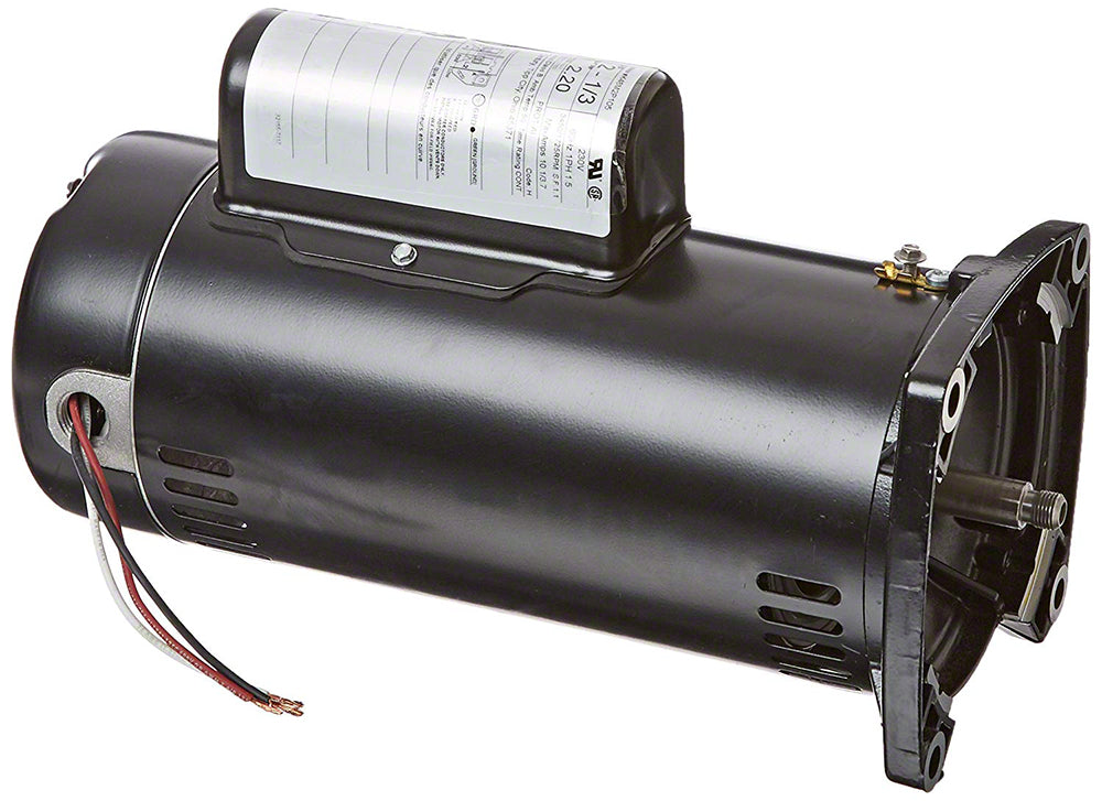 3 HP Pump Motor Square Flange 56Y - 1-Speed 1-Phase 208-230 Volts - Energy Efficient Full-Rated