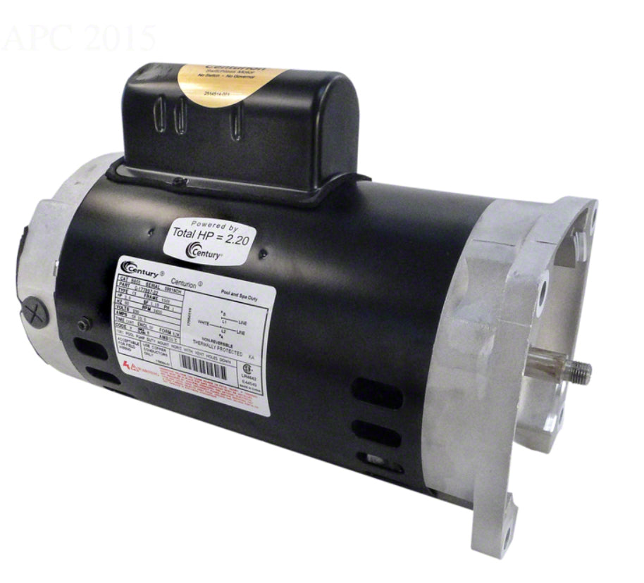 1-1/2 HP Pump Motor 56Y Frame - 2-Speed 1-Phase 230 Volts - Full-Rated