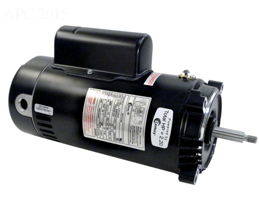 2 HP Pump Motor 56J Frame - 1-Speed 1-Phase 208-230 Volts - Full-Rated