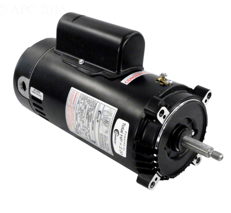1-1/2 HP Pump Motor 56J Frame - 2-Speed 1-Phase 230 Volts - Energy Efficient