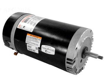 3 HP Pump Motor 56J Frame - 1-Speed 1-Phase 208-230 Volts - Up-Rated - Energy Efficient