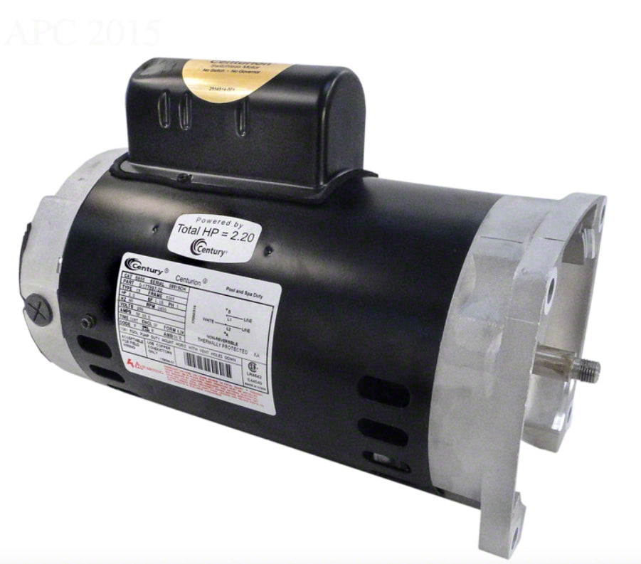 2 HP Pump Motor 56Y Frame - 1-Speed 1-Phase 208-230 Volts - Energy Efficient
