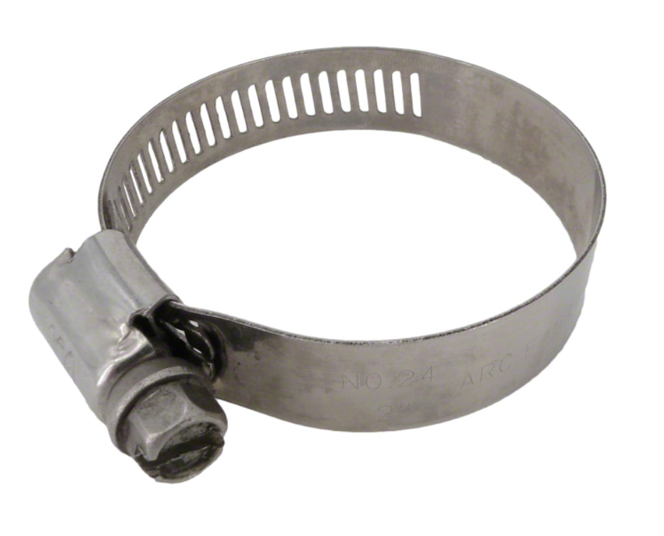Pipe Clamp Assembly Without Holes - 2 Inch Clamp - 1/2 Inch Band Clamp