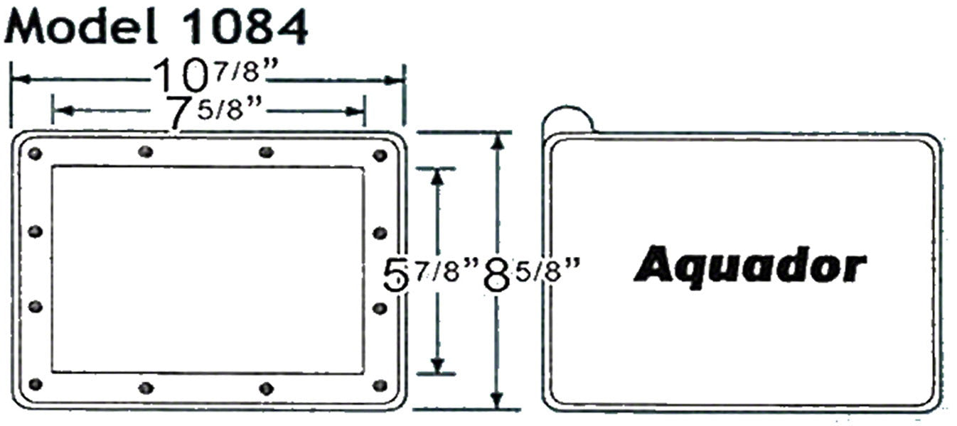 Inground Hayward SP1084 Aquador Winter Skimmer Lid Replacement