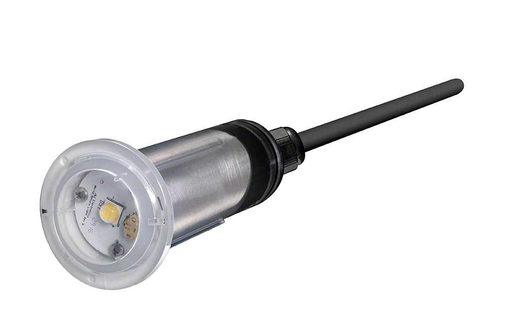 PureWhite LED Pool Light - 8 Watts 12 Volts - 1.5 Inch Nicheless - 100 Foot Cord - JLUW9W100