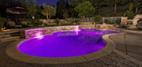 Color Changing LED Pool Light - 12 Volts - 1.5 Inch Nicheless - 150 Foot Cord - LYCUS11150