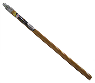 Five Foot Wooden Pole With Metal Screw Tip