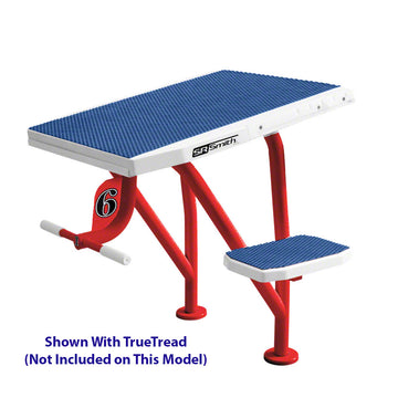 Velocity Standard Side Mount Starting Platform - Sand Tread Dual Post - No Anchor