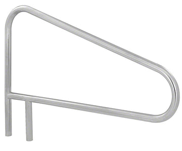 Commercial Deck Mounted Braced 54 Inch Pool Stair Rail - 1.90 x .065 Inches