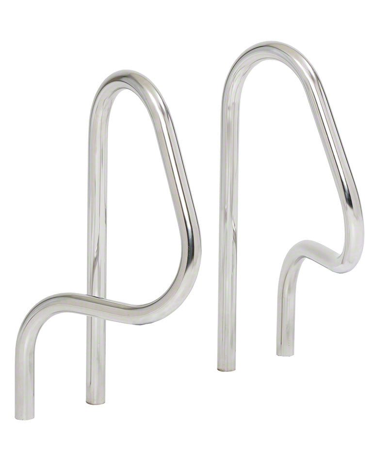 Pretzel Bend 17 Inch Pool Grab Rails - 1.90 x .109 Inches - Pair