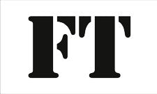 FT English Reusable Stencil - Depth Marker 10 Inch x 6 Inch with 4 Inch Lettering