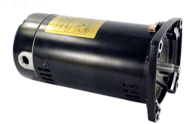 1 HP Pump Motor 56J C-Face - 2-Speed 1-Phase 230 Volts 60 Hz - Max-Rated