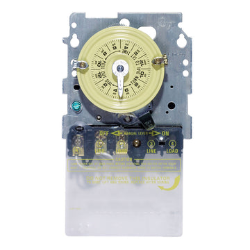 Mechanical 24-Hour Time Switch Mechanism Only - DPST 208-277 Volts